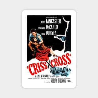 Criss Cross Vintage Poster Magnet