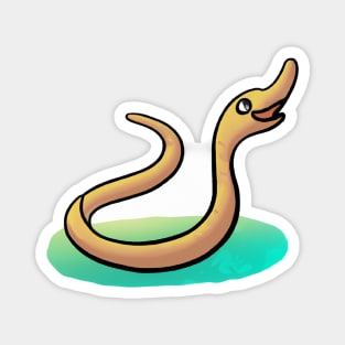 Cute Eel Drawing Magnet