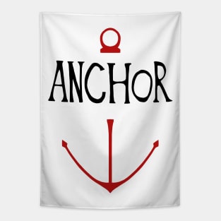 Anime Anchor Shirt Tapestry