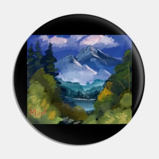 Bob Ross #1 Pin