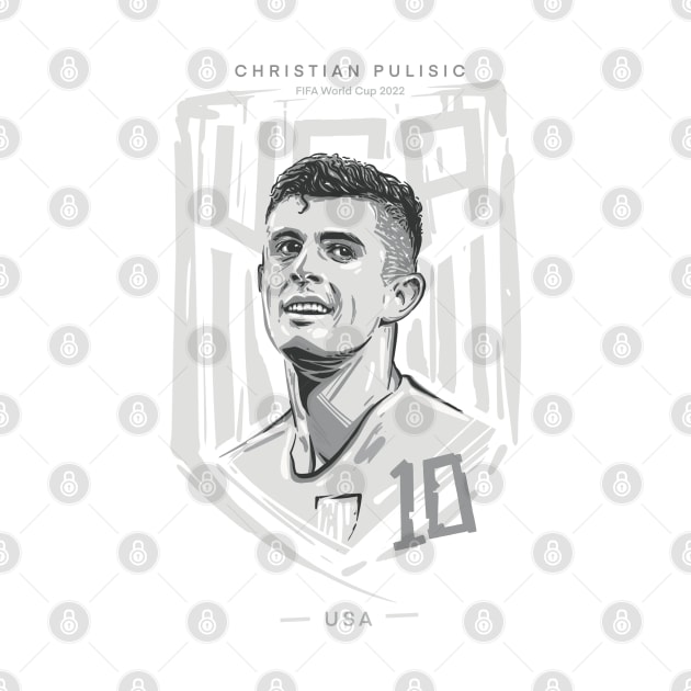 Christian Pulisic for USA 2022 by BAJAJU