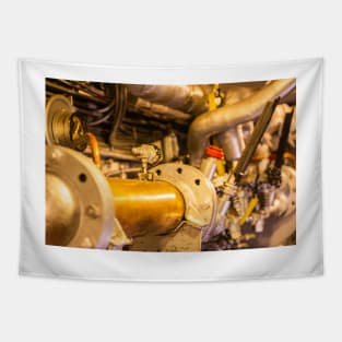 Battleship piping Tapestry