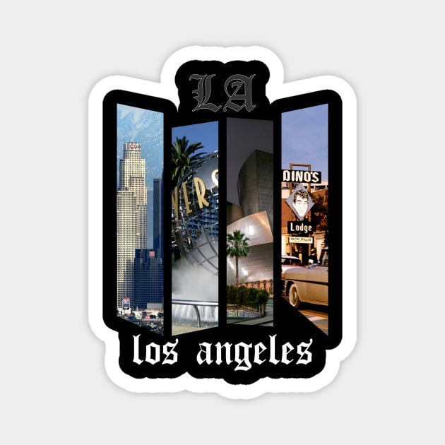 Sights of Los Angeles Magnet by Magnit-pro 
