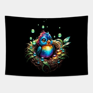 Colorful fantasy bird. Tapestry