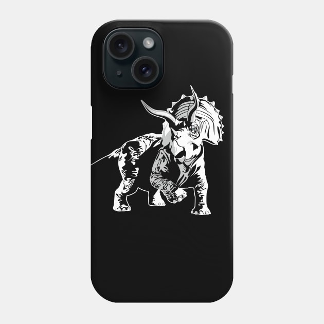 triceratops Phone Case by ElectricPeacock