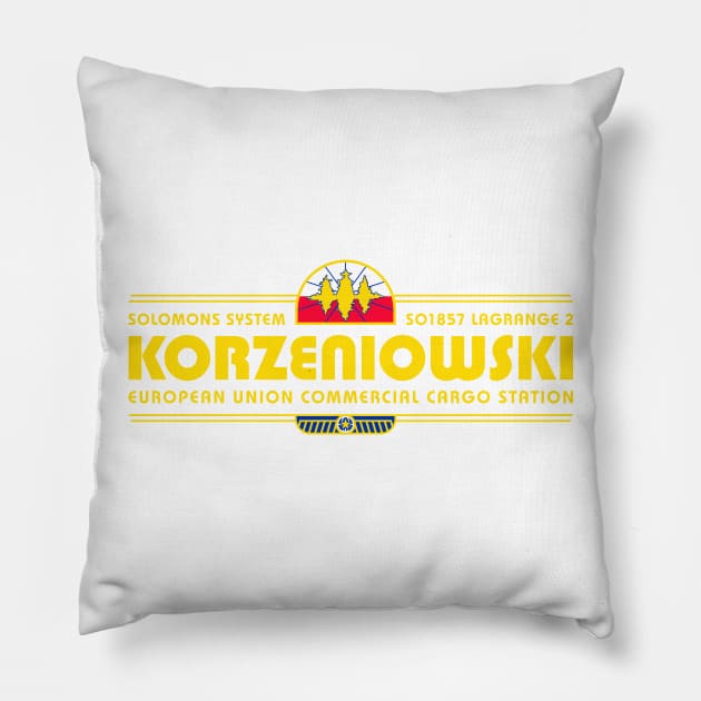 Korzeniowski Station Shirt Pillow by Ekliptik