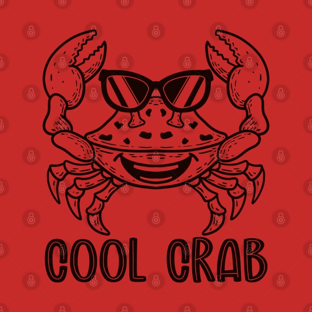 Cool Crab (Lineal) by nickbeta