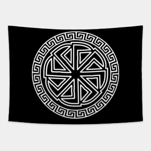 Kolovrat Swarog Slavic symbol Tapestry