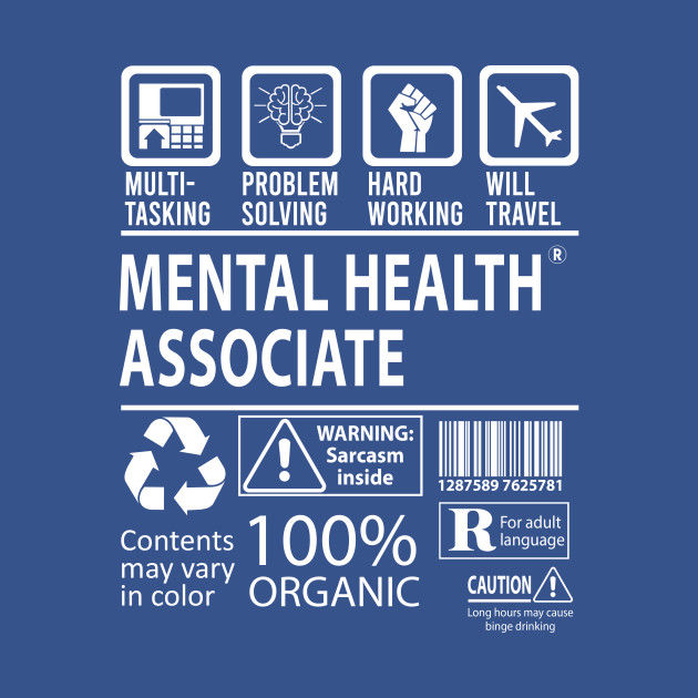 Disover Mental Health Associate T Shirt - MultiTasking Certified Job Gift Item Tee - Mental Health Associate - T-Shirt