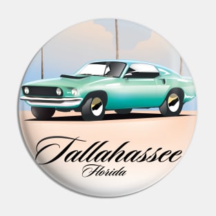 Tallahassee Florida travel poster Pin