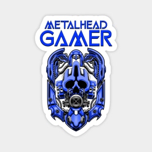 Metalhead Gamer Blue Magnet