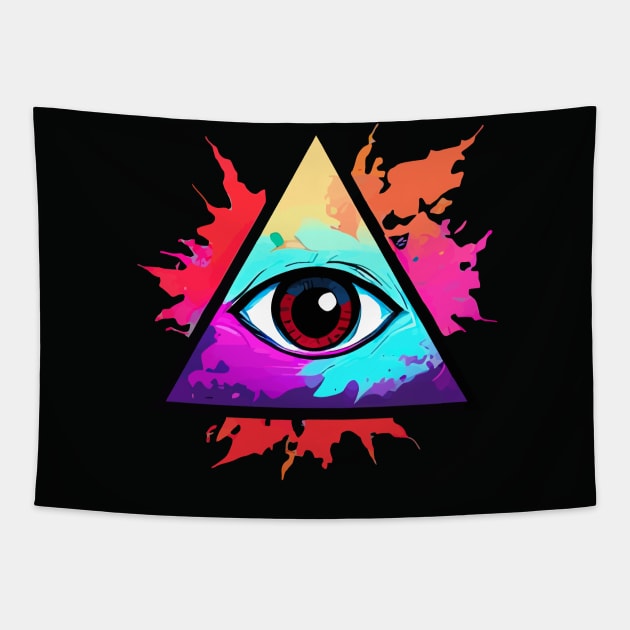 Eye of Providence Tapestry by Da20