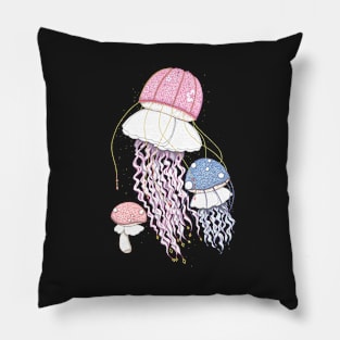 Jellyshrooms Pillow