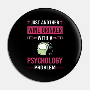 Wine Drinker Psychology Pin