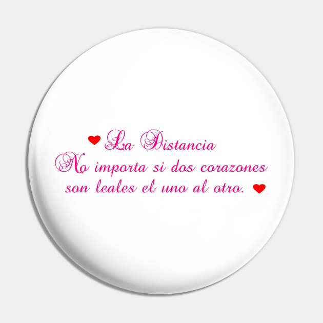 La Distancia - Distance Pin by Korvus78