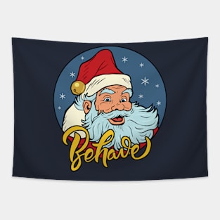 Pop Art Santa Tapestry