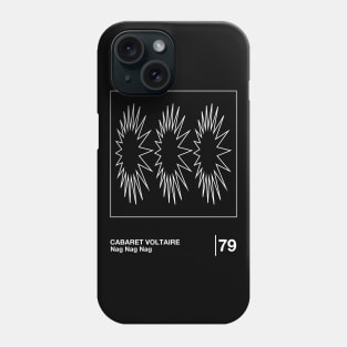 Cabaret Voltaire / Minimal Style Graphic Artwork Design Phone Case