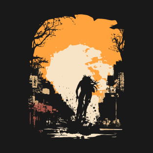 Autumn, mountains and bike T-Shirt