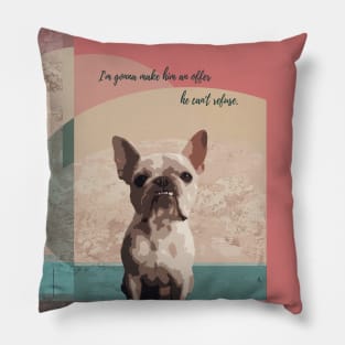 Godfather Bullhuahua Terrier. Pillow