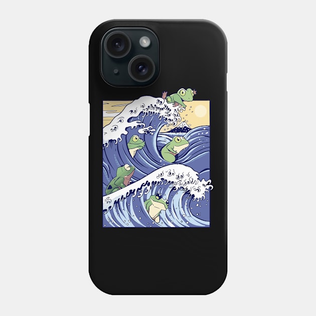 Amphibian Surf Adventure Phone Case by Life2LiveDesign