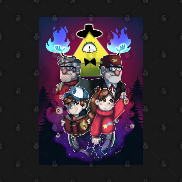 Gravity Falls by ekkimu