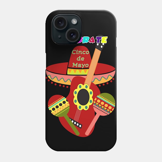 Cinco de Mayo Phone Case by DesigningJudy