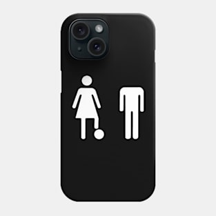 His Head = My Football - Graphic Unisex Phone Case