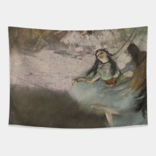 On the Stage by Edgar Degas Tapestry