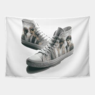 mystery shoe mix Tapestry