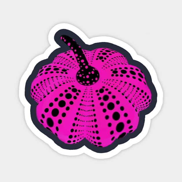 Polka Dot Pumpkin Magnet by jplrosman