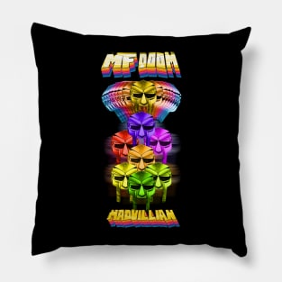 retro mf doom madvillian mask Pillow