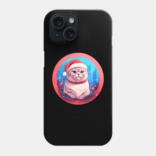 Scottish Fold Cat Xmas, Love Cats Phone Case