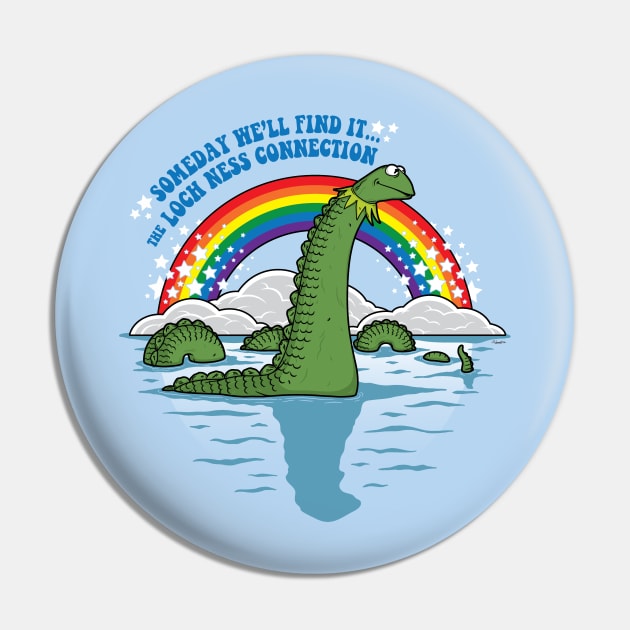 The Lochness Connection Pin by mikehandyart