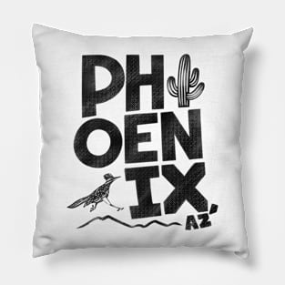 Phoenix Vintage Type Pillow