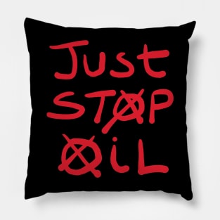 Just Stop Oil Pillow