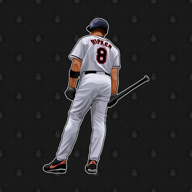 Cal ripken Jr #8 Wait for Bat by RunAndGow