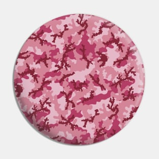 Pink Camouflage Pattern Pin