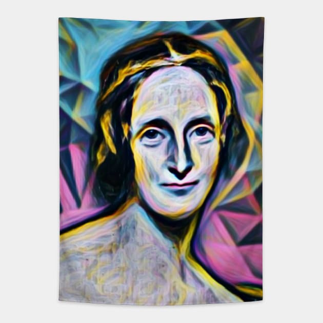 Mary Shelley Portrait | Mary Shelley Artwork 4 Tapestry by JustLit