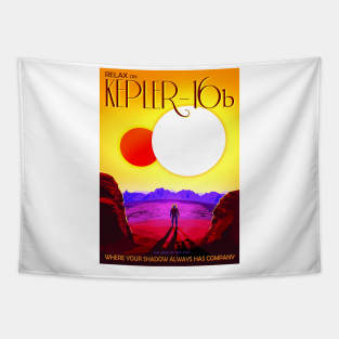 Kepler 186f - Space Travel Tapestry