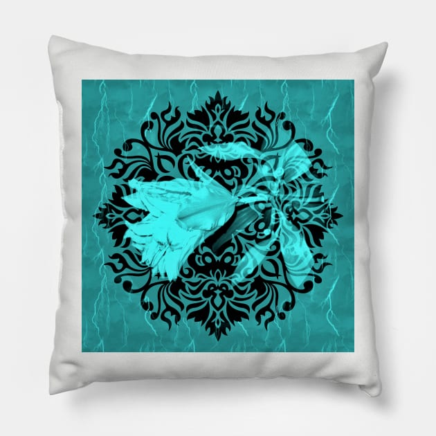 Gardenia with Overlay Pillow by Minxylynx4