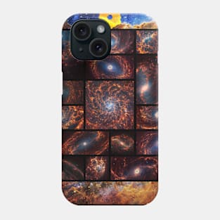 19 Spiral Galaxies + Cosmic Cliffs, Carina Nebula Phone Case