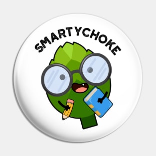 Smartychoke Funny Veggie Artichoke Pun Pin