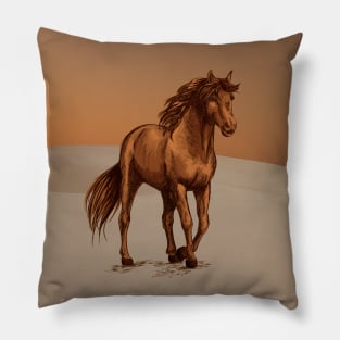 Desert horse Pillow