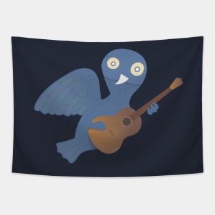 The Owl & the Ukulele Tapestry