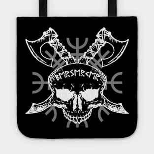 Berserker Skull, Helm of Awe, Vikings, Norse Tote