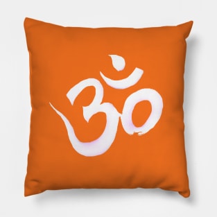 Spiritual Awakening Om Yoga Symbol Pillow
