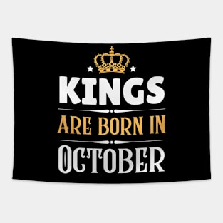 Kings are born in October Tapestry