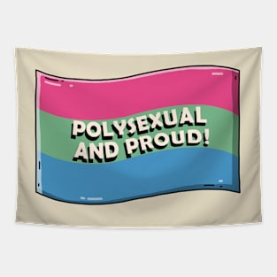 Polysexual And Proud Tapestry