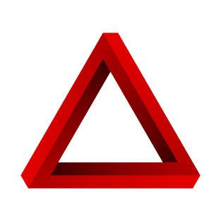 Impossible Penrose Triangle T-Shirt