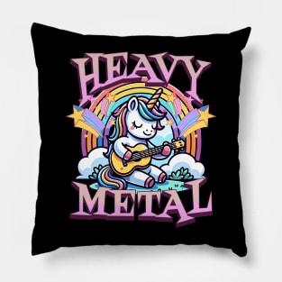 Heavy Metal Unicorn Pillow